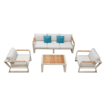 Higold Exee 2.0 Loungeset - Taupe - 4-delig - 3 zits