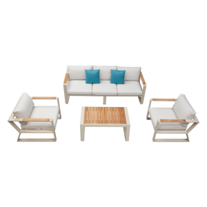 Higold Exee 2.0 Loungeset - Taupe - 4-delig - 3 zits