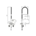 Boretti Maggiore mengkraan zwart 61cm - Afbeelding 3