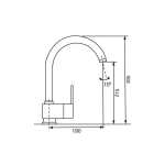 Boretti TORINO C keuken mengkraan - Afbeelding 2