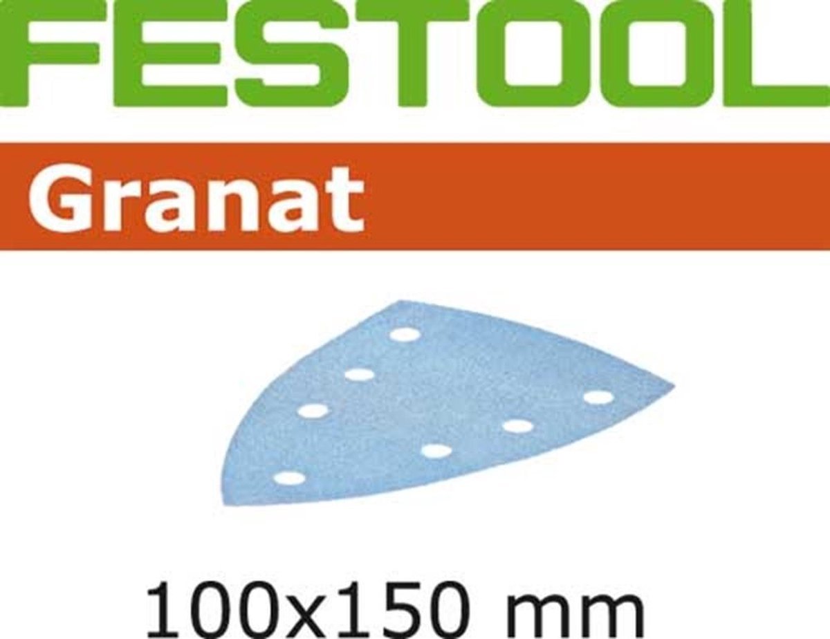 Festool 497144 Schuurbladen Granat STF DELTA/7 P400 GR/100 - P400 x 100 x 150mm (100st)