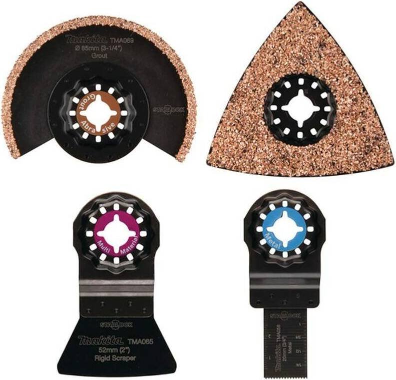 Makita Starlock B-67496 4-delige Accessoireset