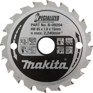 Makita Cirkelzaagblad voor Hout Specialized Ø 190mm Asgat 30mm 24T - B-09195
