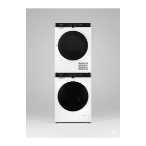 Inventum SET VWM8030W + VDW8030W – Wasmachine & Warmtepompdroger 8 kg Wit