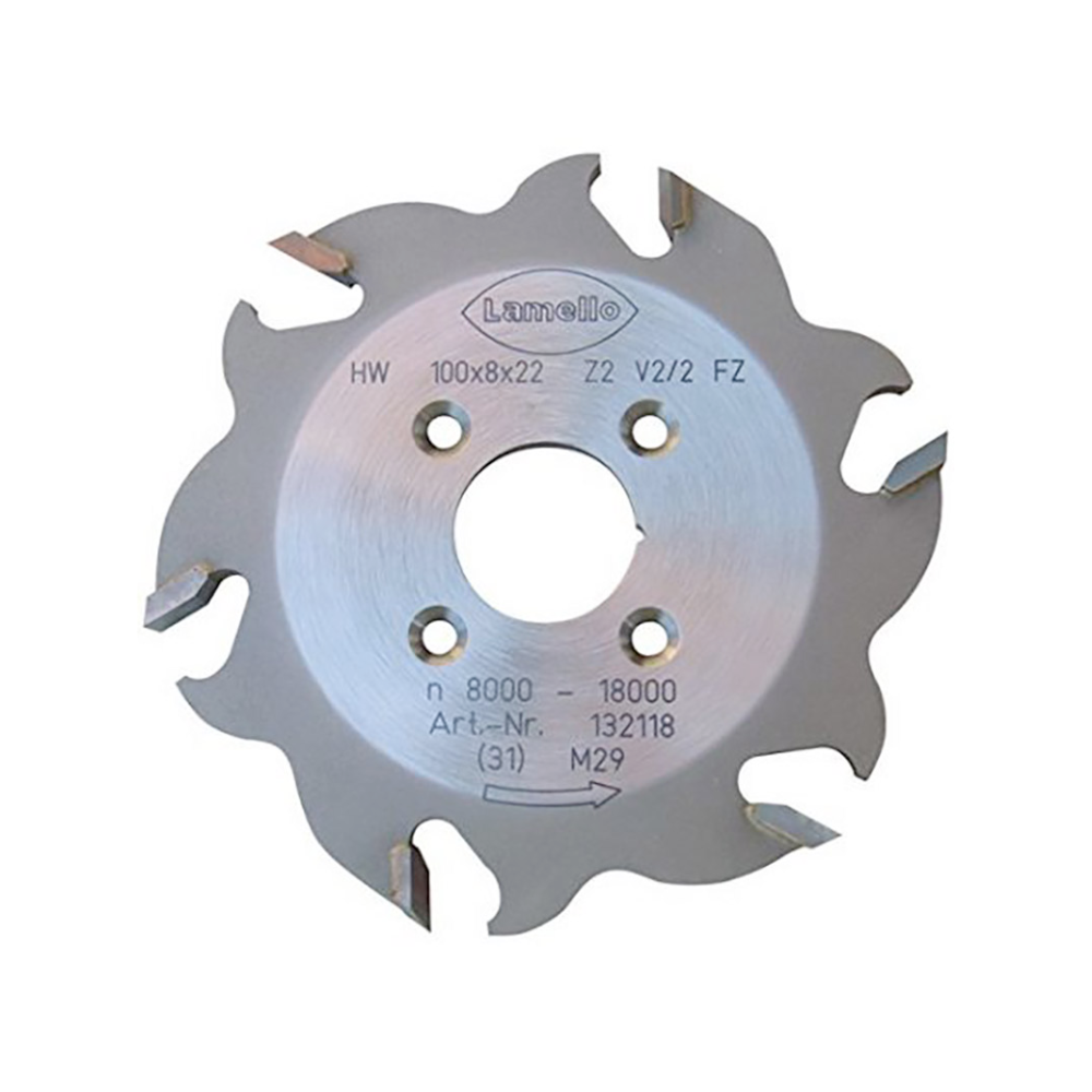 Lamello HW frees, Z2+V2+2, d100X22X8mm Clamex S-18 Lamello HW frees Z2+V2+2, d100X22X8mm Clamex S-18 - Afbeelding 1