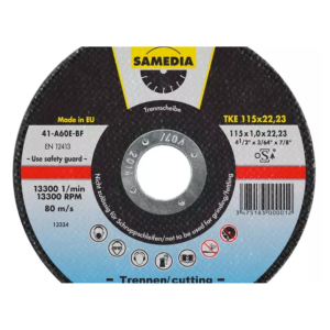 Samedia TKE 230x1,9x22,23; 230mm doorslijpschijf INOX 25st