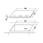 Whirlpool GMA 9522 IX WP Gaskookplaat 86 cm – 5 Pitten - Afbeelding 2