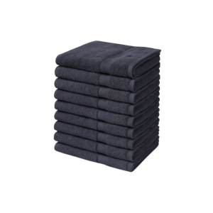 Handdoeken 50×100 cm – Set van 10 – 400 g/m² - Zwart