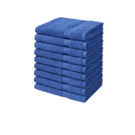 Handdoeken 50×100 cm – Set van 10 – 400 g/m² - Blauw