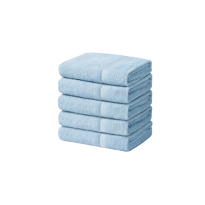 Handdoeken 70×140 cm – Set van 5 – 400 g/m² - Lichtblauw