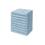Handdoeken 50×100 cm – Set van 10 – 400 g/m² - Lichtblauw