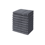 Handdoeken 50×100 cm – Set van 10 – 400 g/m² - Antraciet