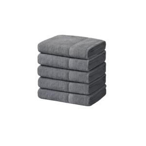 Handdoeken 70×140 cm – Set van 5 – 400 g/m² - Antraciet