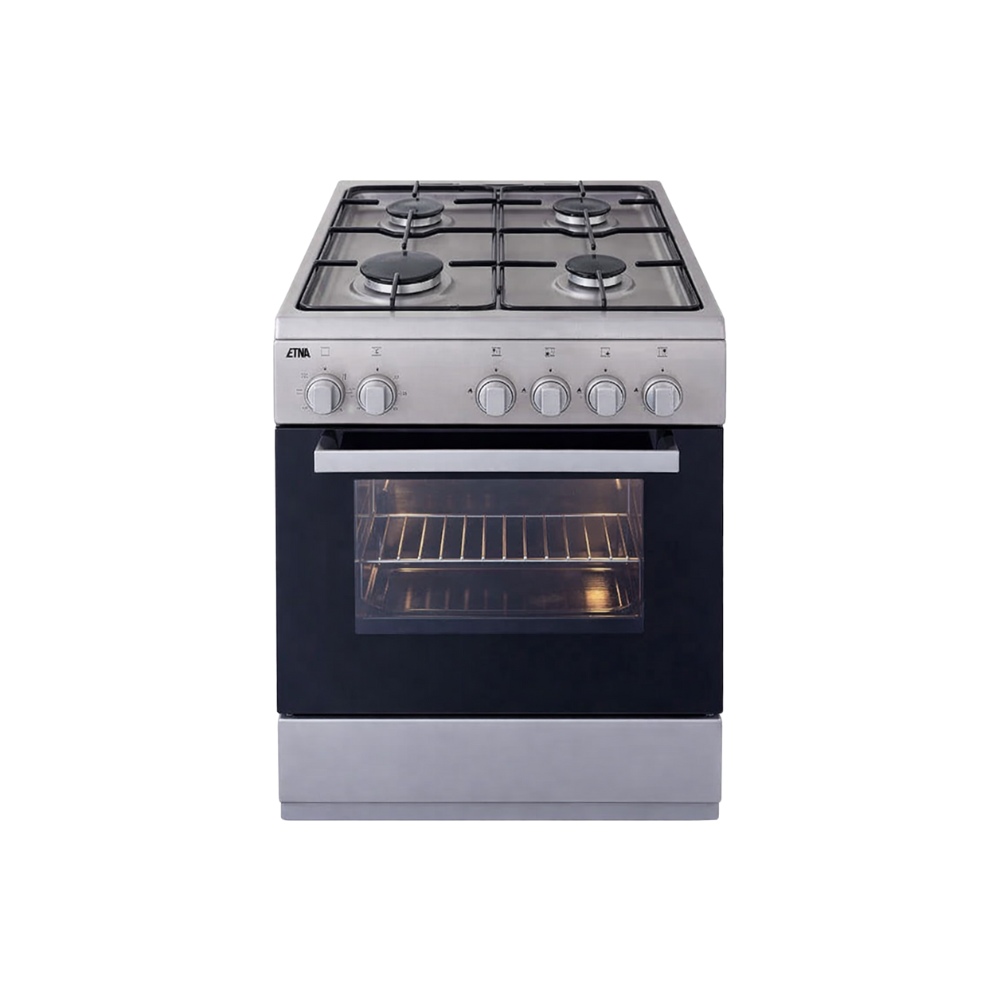 Kopie van OLCOMMERCE1000x1000 (38) ETNA FGV350RVS Vrijstaand Fornuis 50 cm RVS - Afbeelding 1