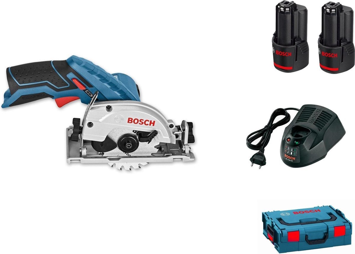Bosch Professional GKS 12V-LI Accu Cirkelzaagmachine Set