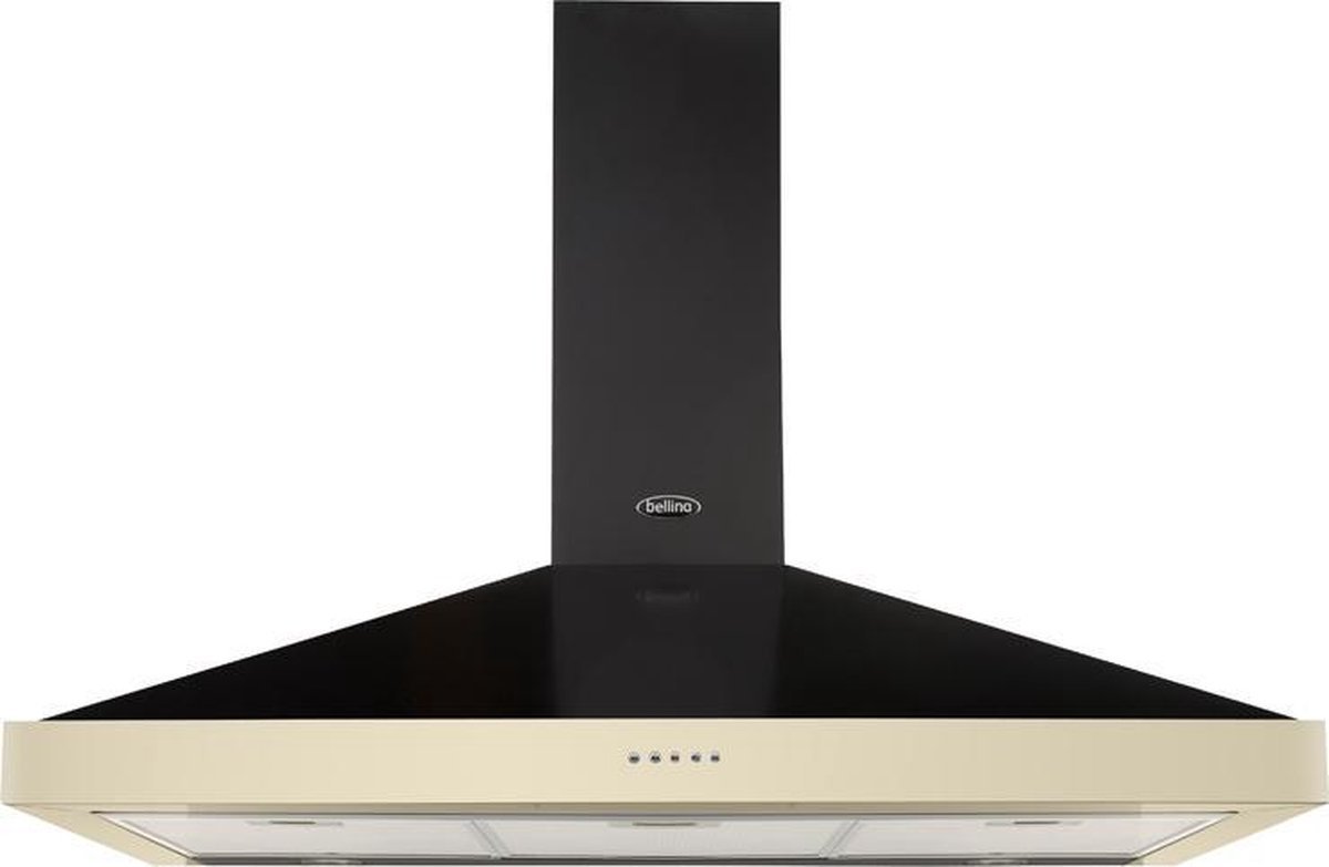 Belling 90 Chim MK2 CRM - Afzuigkap - Wandschouw - Zwart