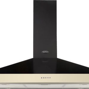 Belling 100 Chim MK2CRM - Afzuigkap - Wandschouw - Zwart