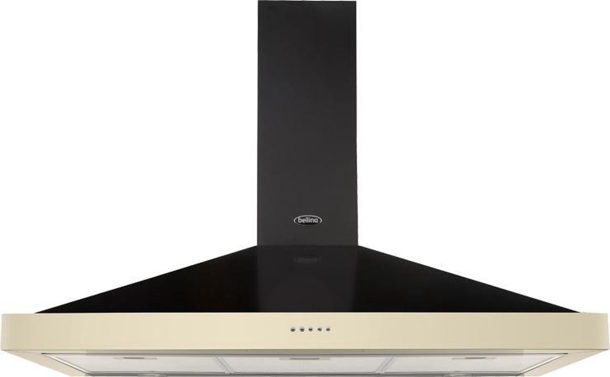 Belling 100 Chim MK2CRM - Afzuigkap - Wandschouw - Zwart