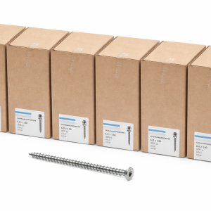 6X Hoenderdaal staanplaatschroeven 6,0x100/60 RVS A2 – Deeldraad