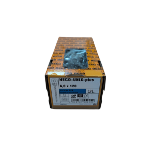 Heco-unix-plus Spaanplaatschroeven 6.0x120 – 100 stuks