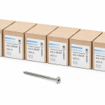 6X Hoenderdaal spaanplaatschroeven 4,5x35/24 RVS A2 – 200 stuks