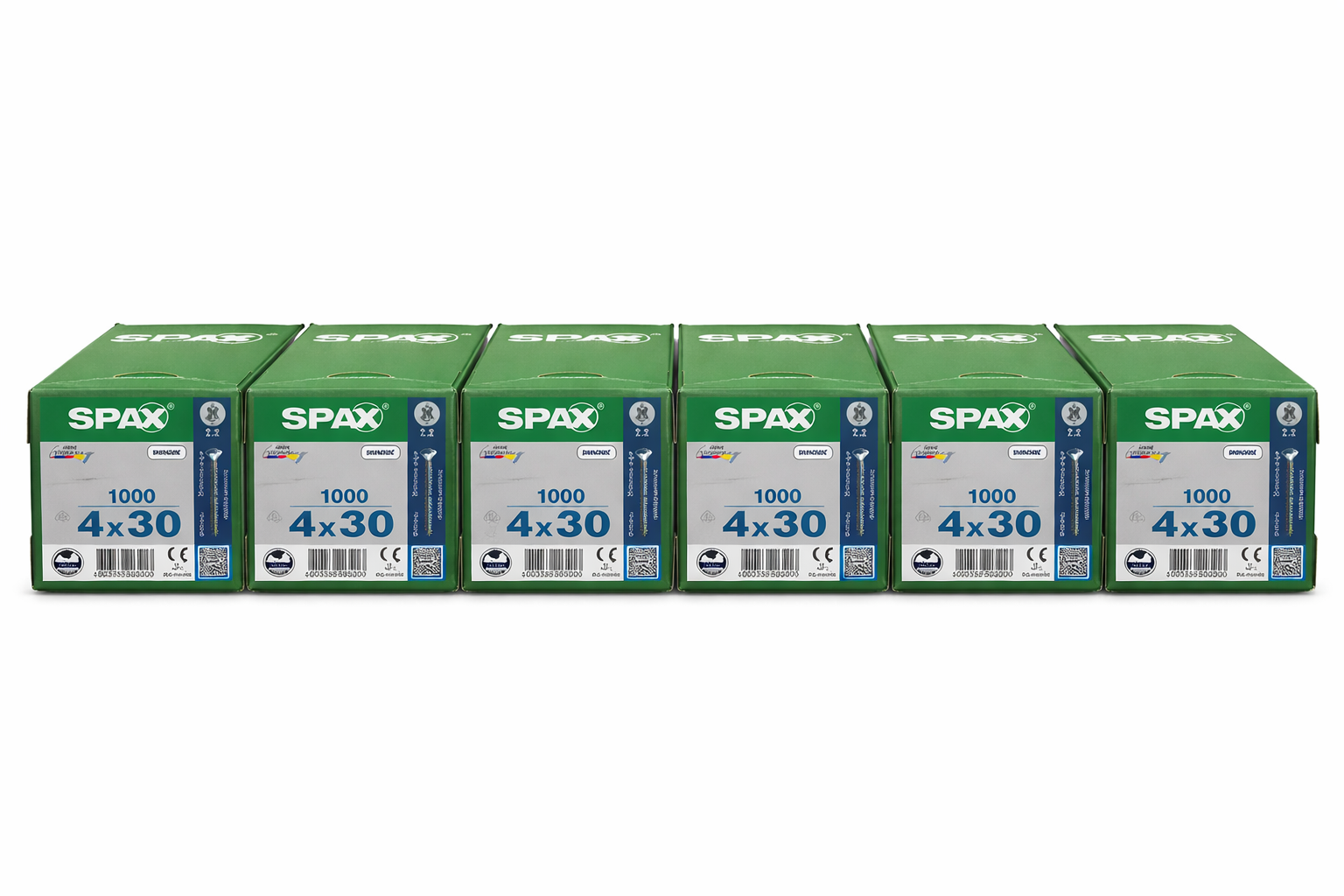 f30997de-c19d-4996-80bf-ce4364e2b8e1 6X Spax Spaanplaatschroeven 4x30 – 4000 stuks - Afbeelding 1