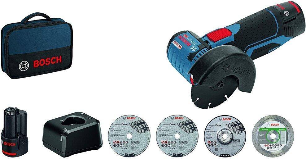 Bosch GWS 12V-76 (2x2.0Ah) Haakse Slijper