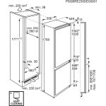 AEG SCE818E5TC Inbouw Koel-Vriescombinatie 178 cm - Afbeelding 2