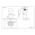 M-System MSPK952IX Wandschouw afzuigkap – 90 cm – RVS - Afbeelding 2