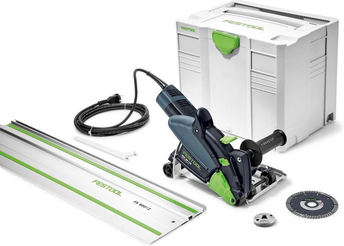 Festool DSC-AG 125 Plus-FS Diamant-doorslijpsysteem met Geleiderail