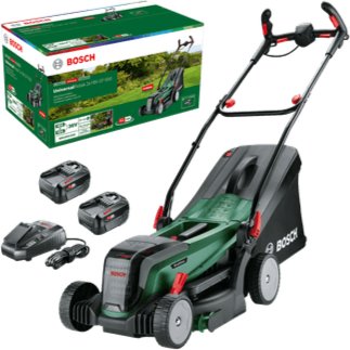 Bosch UniversalRotak 37-550 Accugrasmaaier met 2x 4.0Ah Accu's