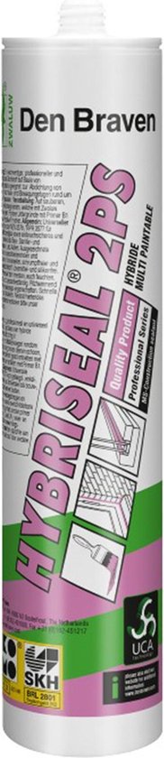Den Braven Zwaluw HYBRISEAL 2PS 290ML WIT