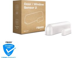 FIBARO Deur-/Raam Sensor 2 – Magneetcontact sensor – Wit – Werkt met FIBARO