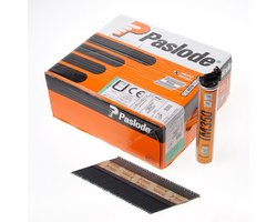 Paslode 34° Papier Gebonden Stripnagels IM350 | D-kop | 2,8x63 mm | Blank