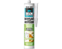 Bison Acrylaatkit Universeel grijs koker 300 ml - afdichtingskit voor