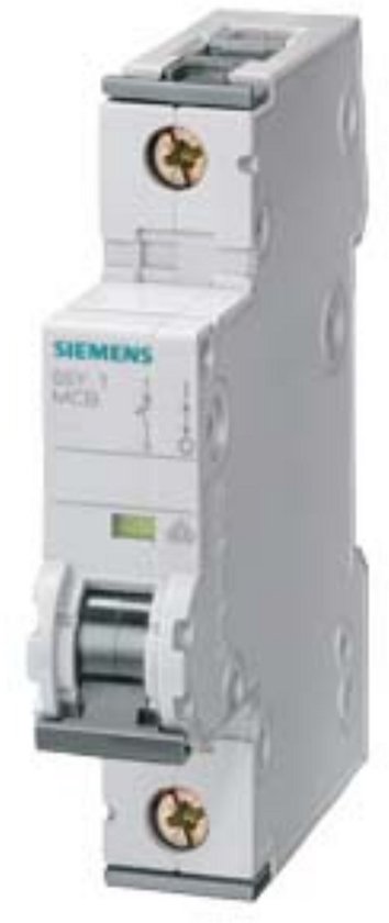 Siemens AG Miniature circuit breaker, 230/400 V, Icn: 6 kA, 1P, Icu: 30 kA