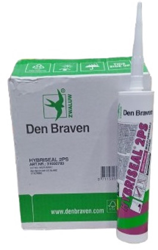 Zwaluw Hybriseal 2PS wit koker 290ml