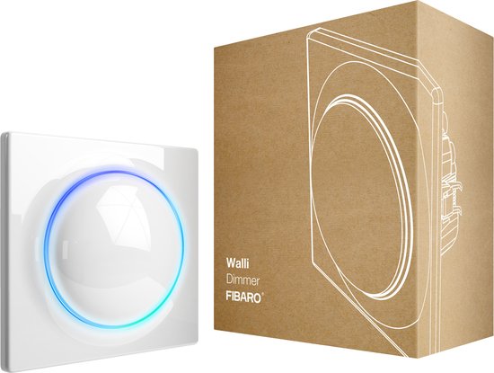 FIBARO Walli Dimmer - Wit - Slimme inbouw dimmer - Geschikt voor LED - Wit
