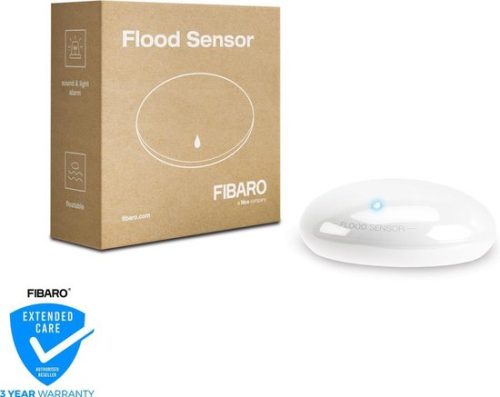 FIBARO Flood Sensor – Watermelder met akoestisch alarm – Z-Wave – Met batterij