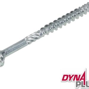 Dynaplus - Unischroef - POZI platkop - Pozidrive3 - 6 x 60 mm - Verzinkt