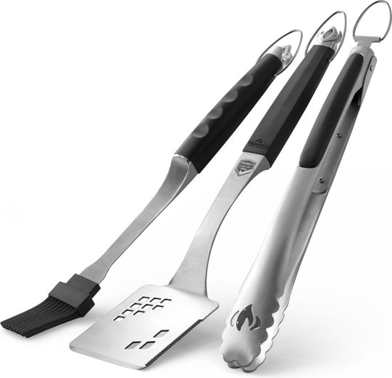 550x531.jpg Napoleon Gereedschapset 3-delig – BBQ tools – RVS - Afbeelding 1