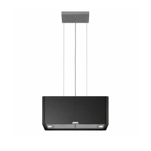 ETNA RA370ZWA Eiland afzuigkap – 70 cm – Zwart