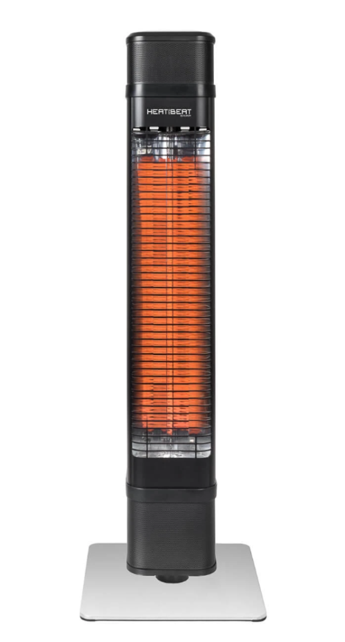 Eurom Heat and Beat Tower 2200W Terrasverwarmer met Bluetooth