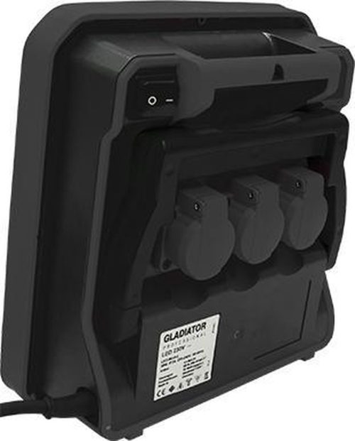 Kelfort Werklamp LED 38W IP54 met 3 Contactdozen