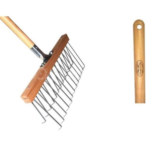 De Wit Bladhark Dubbele Rij Tanden 140cm