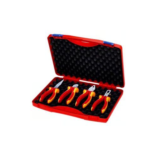 Knipex 00 20 15 Tool Box RED Electric Set – 4-delig VDE