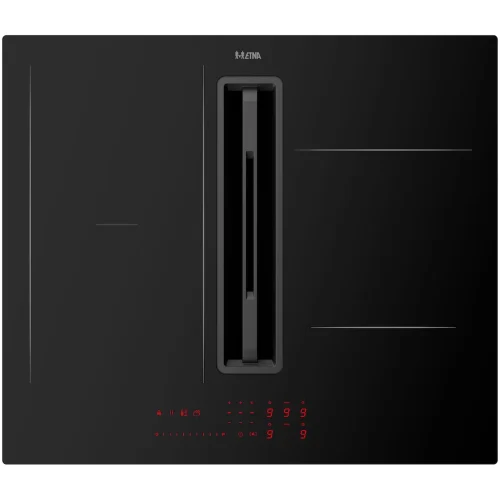ETNA AKI560ZT Inductiekookplaat met Afzuiging 60 cm – 4 Zones – Zwart