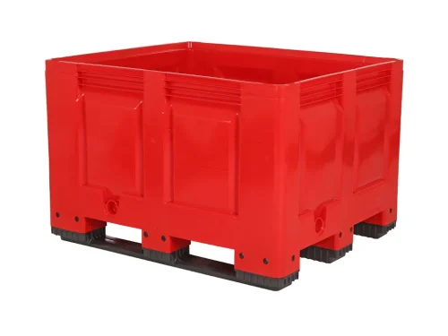 BIG BOX Kunststof Palletbox – Rood – 1200 x 1000 mm