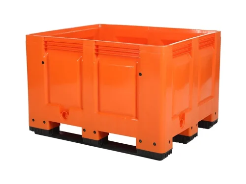BIG BOX Kunststof Palletbox – Oranje – 1200 x 1000 mm