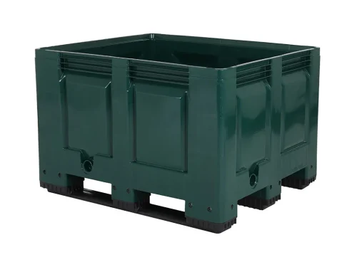 BIG BOX Kunststof Palletbox – Groen – 1200 x 1000 mm